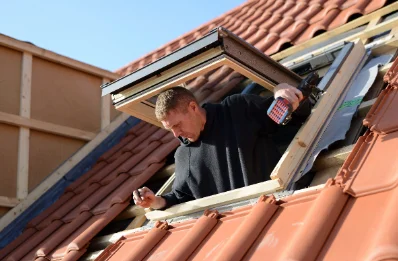 Pose de fenêtres de toit Velux au Brévedent